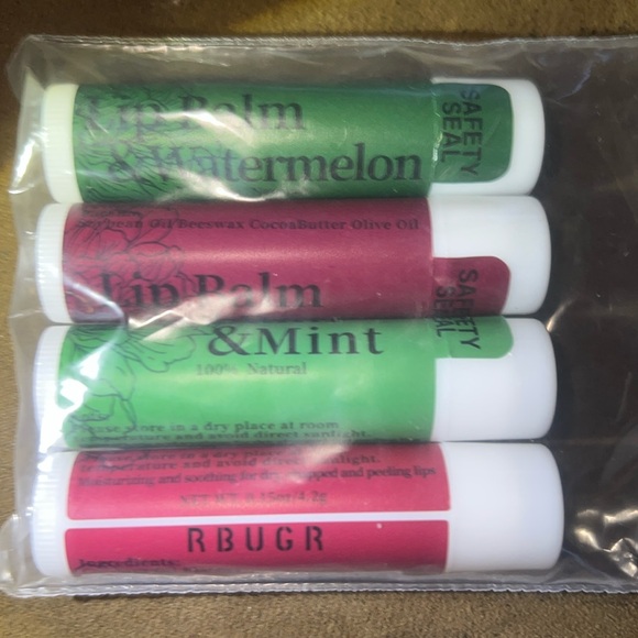 RBUGR Set of 4 Lip Balms - Picture 1 of 6